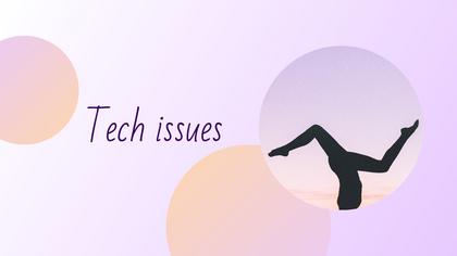 Tech Issues — Yogurt Theme